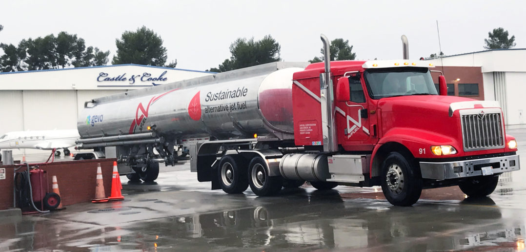 Avfuel makes first delivery of sustainable alternative jet fuel