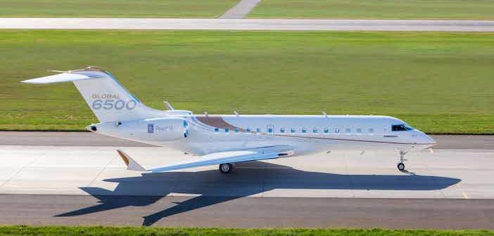 Bombardier has delivered its first Global 6500 aircraft to Hong Kong aircraft management company HK Bellawings Jet