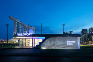 Skyports’ Voloport in Singapore is the world’s first landing pad for air taxis