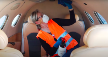 Aircraft disinfect