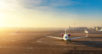 aircraft on runway