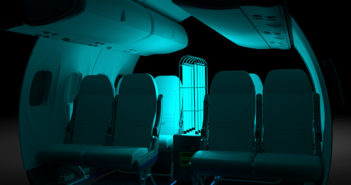The disinfection procedure within Dash 8 Series aircraft between flights would be completed in under five minutes