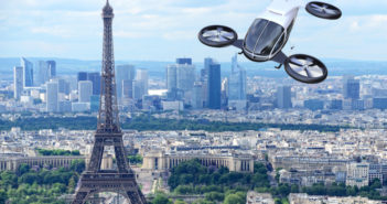 drone over paris