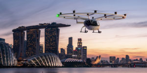 One of the first cities Volocopter plans to operate in is Singapore