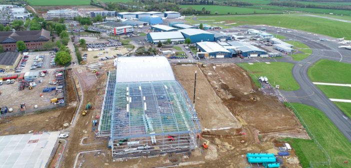 London Oxford Airport has commenced construction work on a new development phase