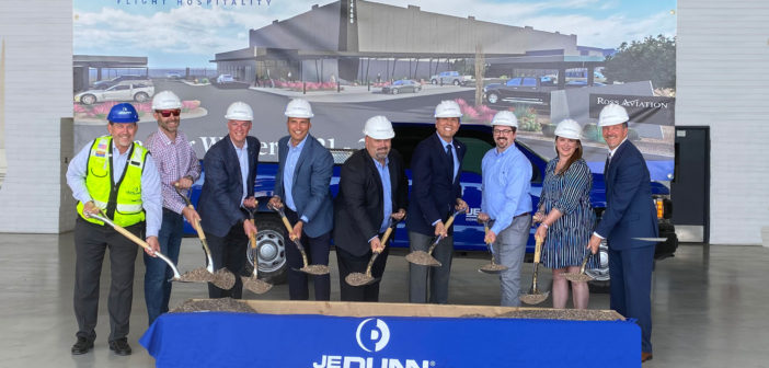 Ross Aviation has broken ground on a new 56,000 square foot hangar and two 3,000 square foot office buildings at Scottsdale Municipal Airport