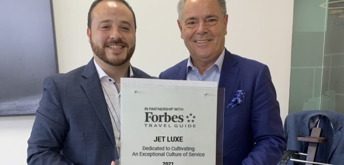 Jet Luxe has announced the implementation of its Global Standards of Service Excellence, developed in partnership with Forbes Travel Guide