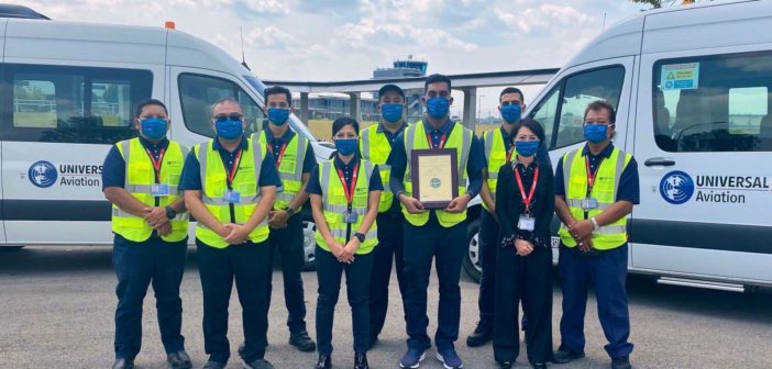 Universal Aviation Singapore, based at Seletar Airport, has earned Stage 3 accreditation under the International Standard for Business Aviation Handling