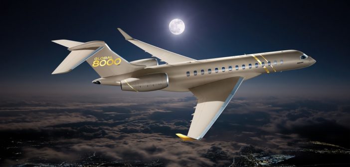 Bombardier unveiled the newest member of its business jet portfolio with the introduction of the Global 8000 aircraft at EBACE 2022