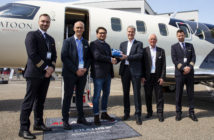 The ceremonial handover of the fourth Super Versatile Jet to Platoon Aviation took place at AERO Friedrichshafen
