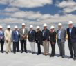 Sheltair Aviation held a hangar expansion ceremony to mark a milestone in the development of a new 30,000 square foot hangar
