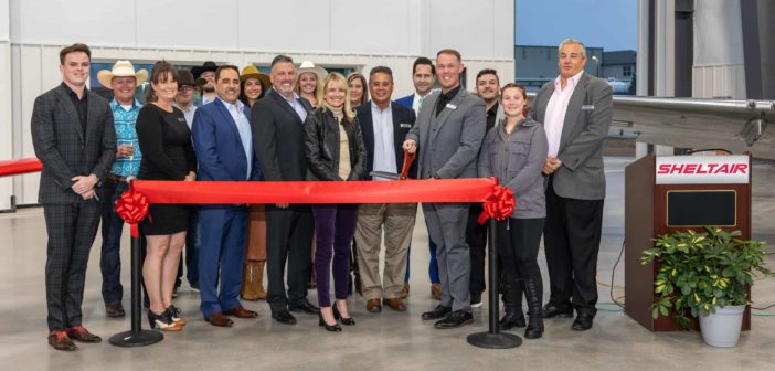 Just a year after breaking ground on its latest hangar development in Denver, Colorado, Sheltair has inaugurated its second large-cabin class-size hangar in a ribbon-cutting ceremony.