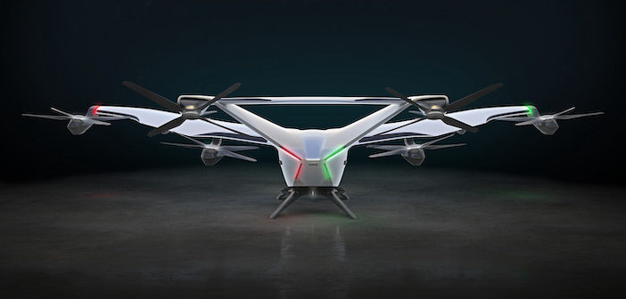 Artist's impression of the CityAirbus Nextgen eVTOL aircraft (Image: Airbus)