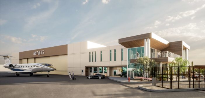 NetJets has broken ground on a new facility in Scottsdale, Arizona