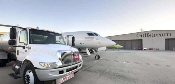 Gulfstream flies test flight in partnership with Rolls-Royce on BR725 engines