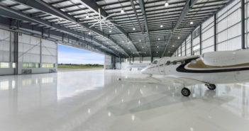 aircraft hangar Lake Simcoe