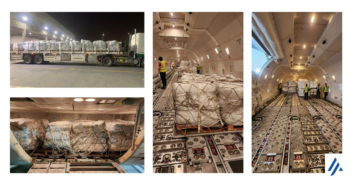 Air Partner's charter division has arranged approximately 200 tonnes of relief material consisting of blankets and tents to help those in need