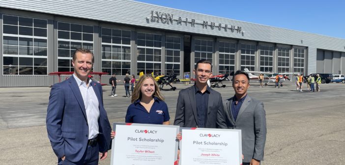 Clay Lacy Aviation has strengthened its commitment to the future of aviation by funding scholarships in diverse areas within the industry and geographic regions