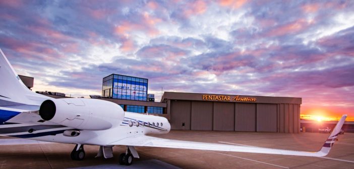Pentastar Aviation, a partner in global private aviation services, broke ground on Hangar 1964, a new facility at the Oakland County International Airport