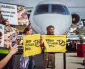 Protestors attempt to disrupt EBACE 2023