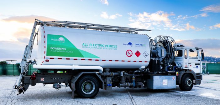 Toulon Hyères Airport deployed World Fuel’s all-electric refueling trucks converted from existing diesel-powered refuelers