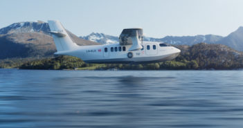 Artist's impression of the NoEmi all-electric seaplane (Image: Elfy)
