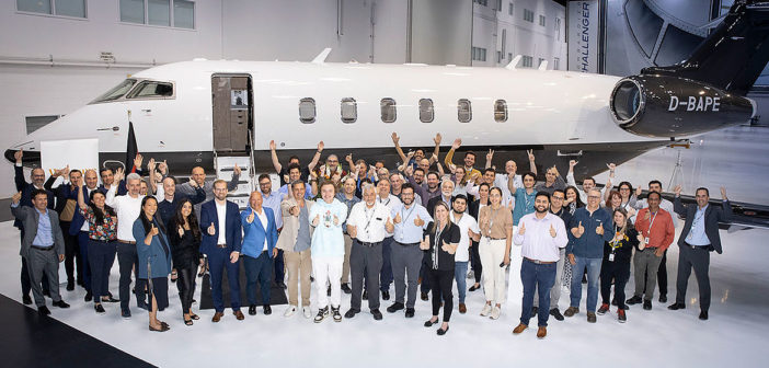 Aviator Aircraft and Aero-Dienst are Celebrating Bombardier's First Challenger 3500 Delivery to Europe