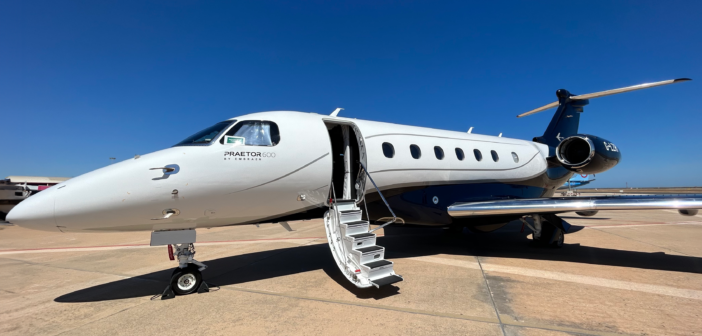 Centreline, part of the full-service business aviation company Pula Aviation Services, has added a Embraer Praetor 600 to its charter fleet