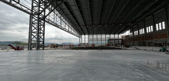 ExecuJet MRO Services Malaysia has completed the steel structure and roof of its new purpose-built MRO facility at Subang Airport
