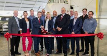 Sheltair completes Tampa hangar expansion A ribbon-cutting ceremony was recently held to commemorate the hangar's opening