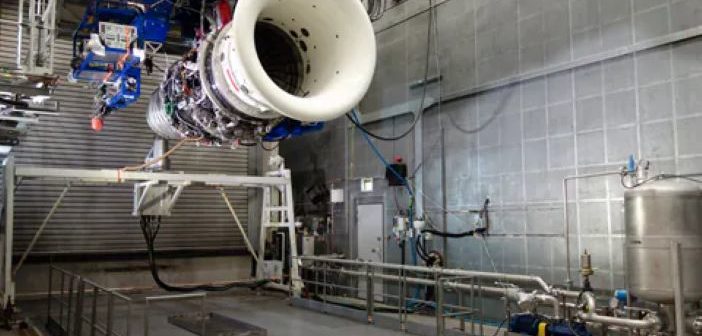 Rolls-Royce engine test