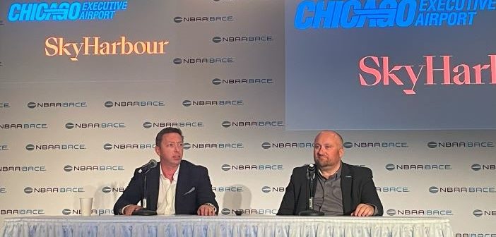 press conference at NBAA-BACE